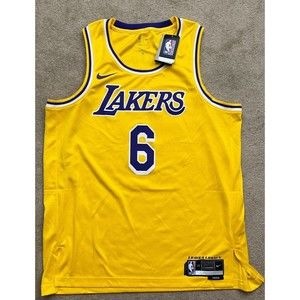 Nike Los Angeles Lakers Lebron James NBA Swingman Icon Edition Jersey Size XL